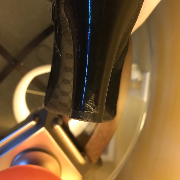 Antonio Melani black suede and leather boots - Picture 5 of 7